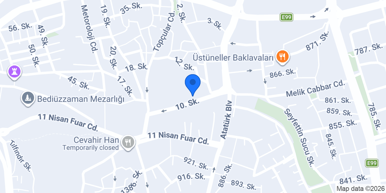 Mısrai Berceste konumu