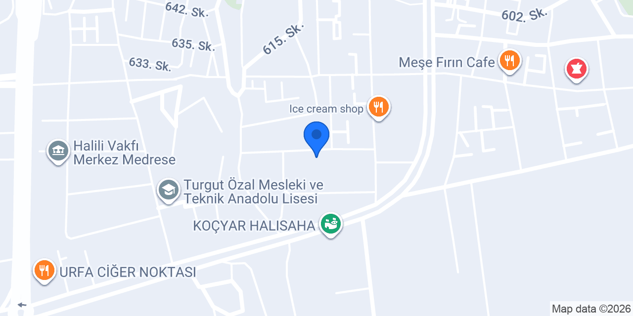 Şanlıurfa Matematik Özel Ders konumu