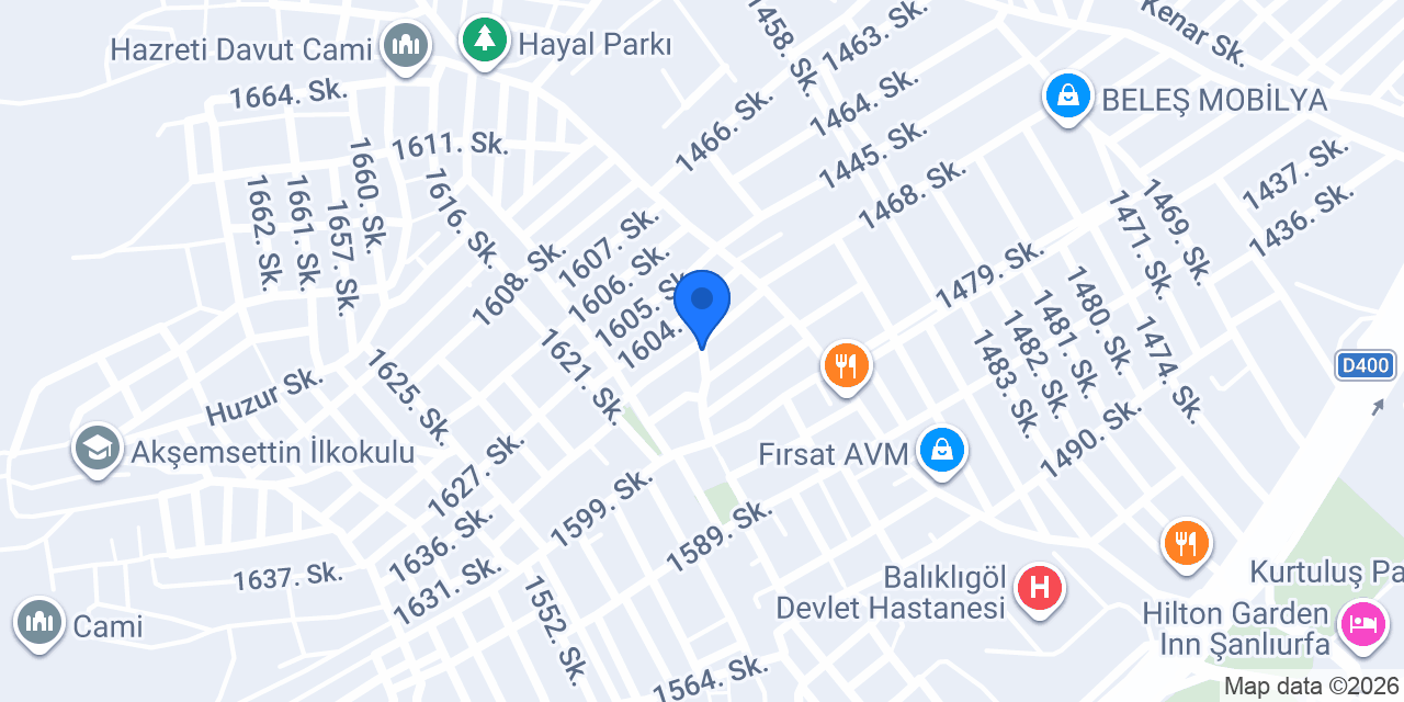 ATA GÜNAK TRAKTÖR ŞANLIURFA konumu