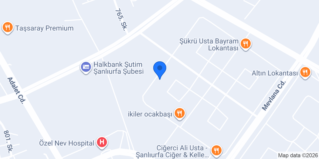 HARRAN ELEKTRİK LTD.ŞTİ konumu
