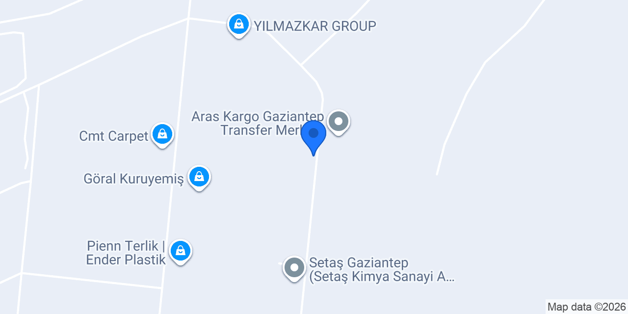 Akınal Tekstil konumu