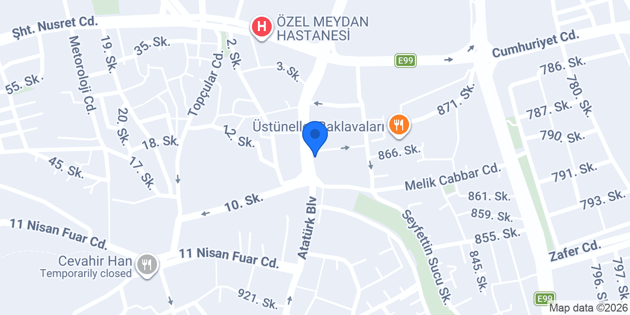 Şekerbank Şanlıurfa konumu