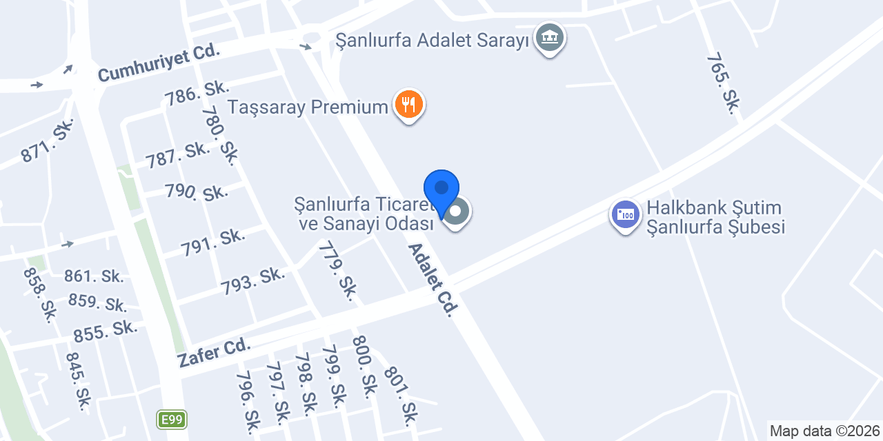 Tusdata Şanlıurfa konumu