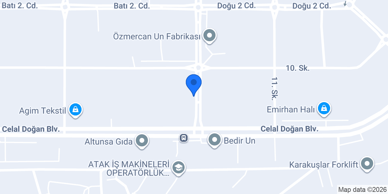 Çelikaslan Tekstil konumu