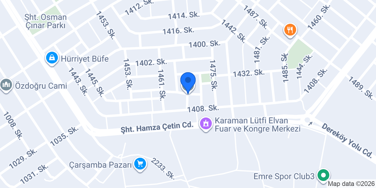 Nene Hatun Anaokulu konumu