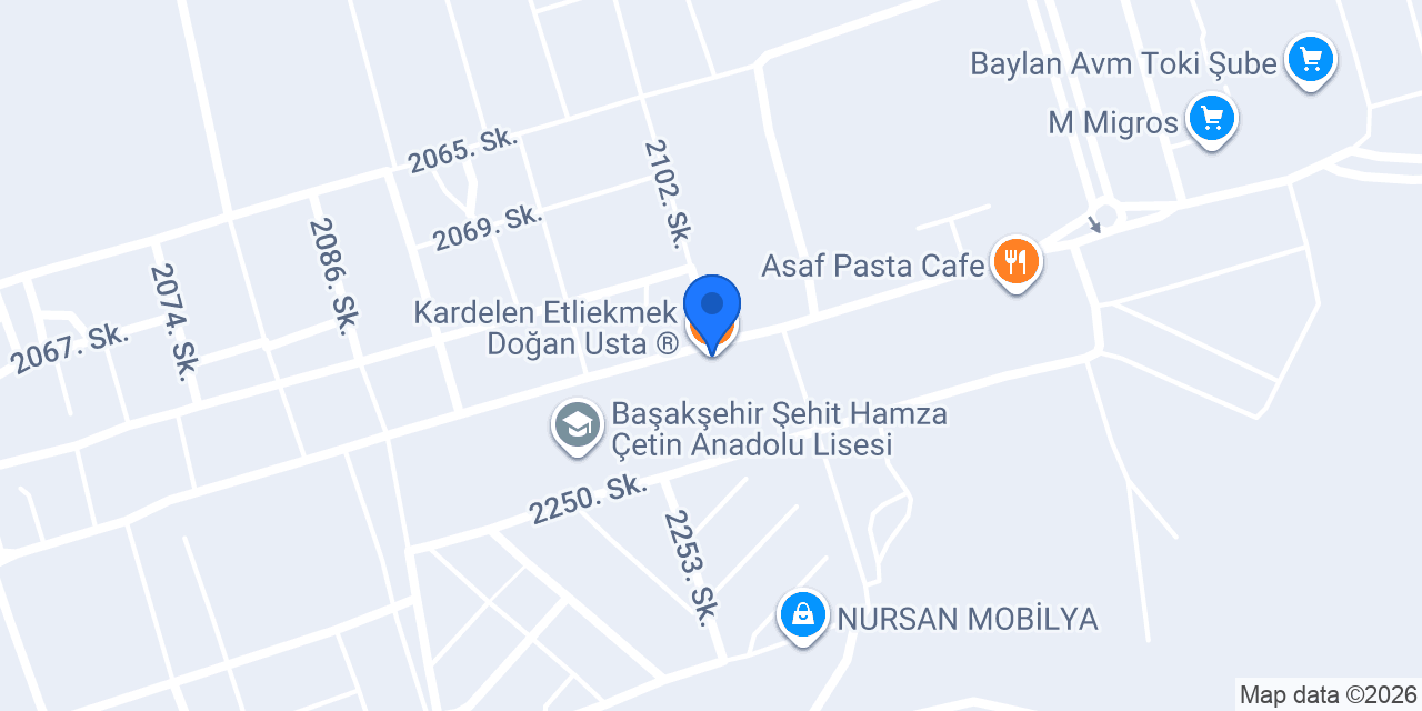 Kardelen Etliekmek Doğan Usta ® konumu