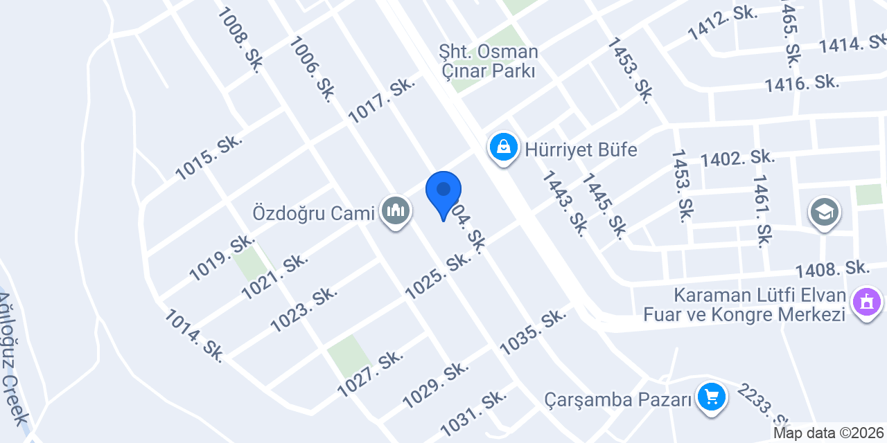 Bekir Sıtkı Erdoğan Ortaokulu konumu