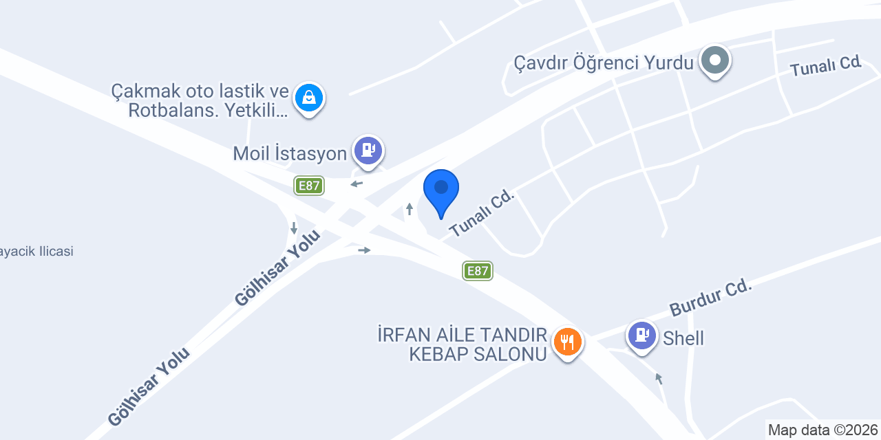 Bölge Oto Kurtarma konumu