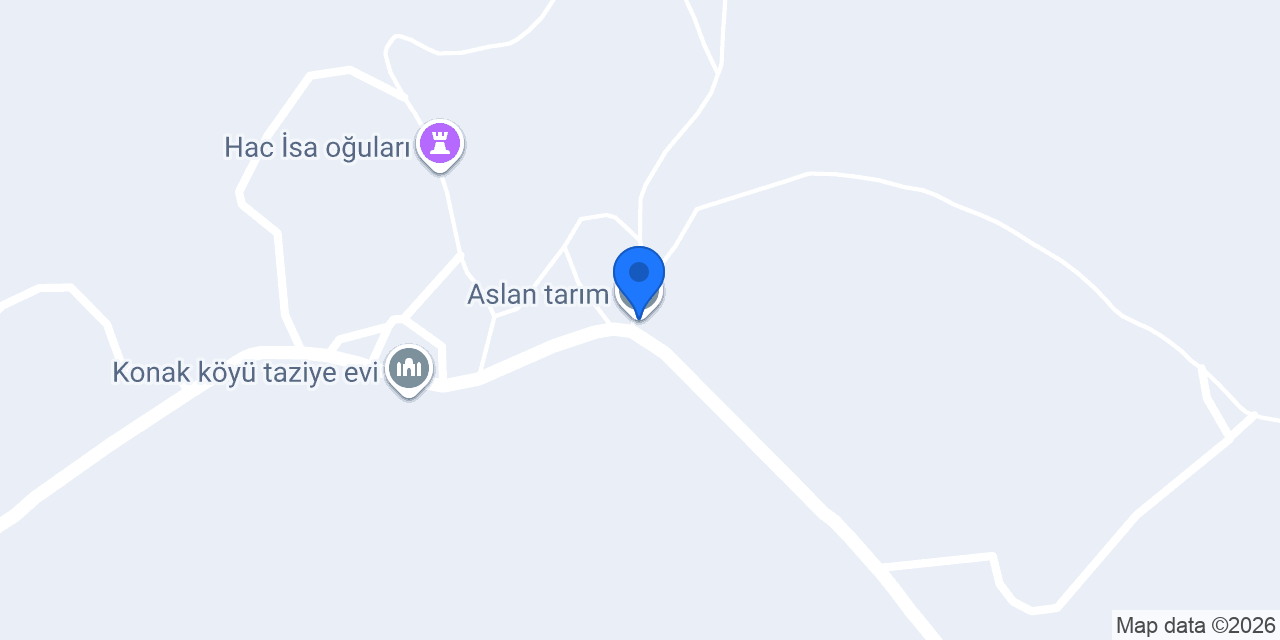 Aslan tarım konumu