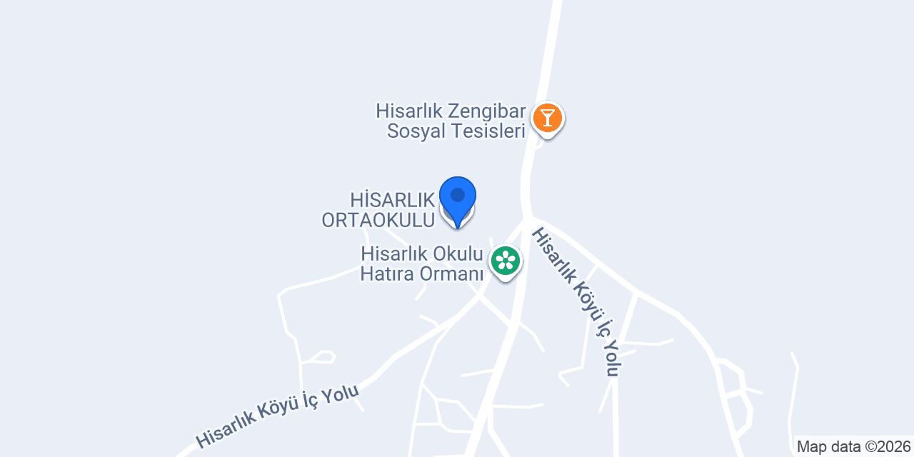 HİSARLIK ORTAOKULU konumu