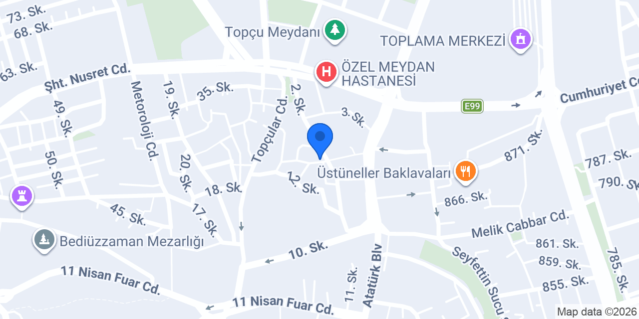 İmparator Kahvaltı Salonu konumu