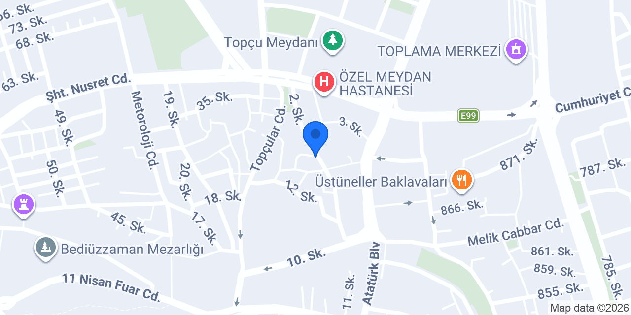 Harran Unlu Mamülleri konumu