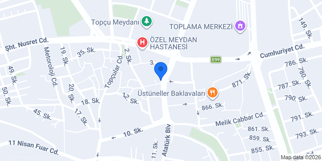 Akbank konumu