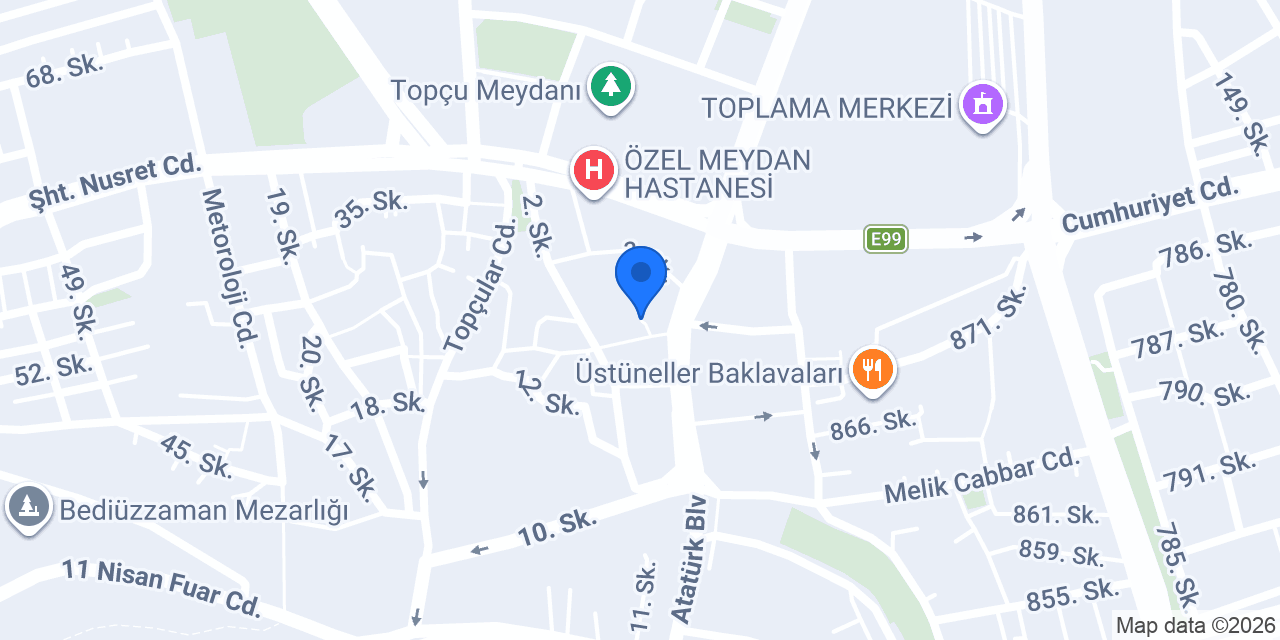Avukat İbrahim Küçükoğlu konumu