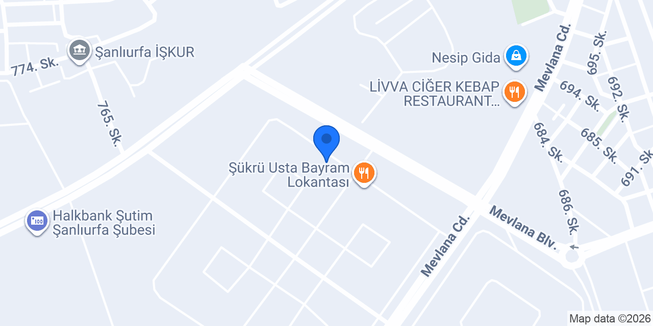 Dedeoğlu gıda şutim şubesi konumu