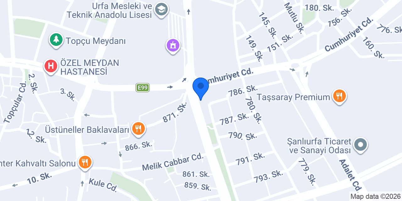 SANLIURFA konumu