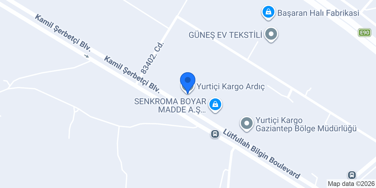 Yurtiçi Kargo Ardıç konumu