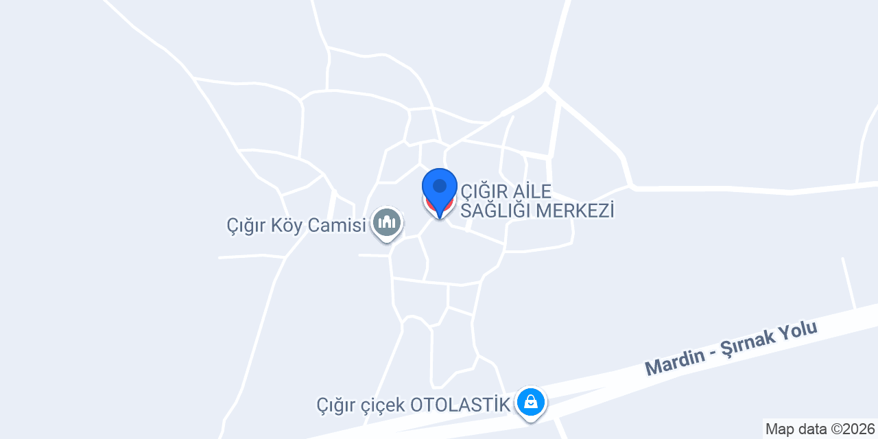 ÇIĞIR AİLE SAĞLIĞI MERKEZİ konumu