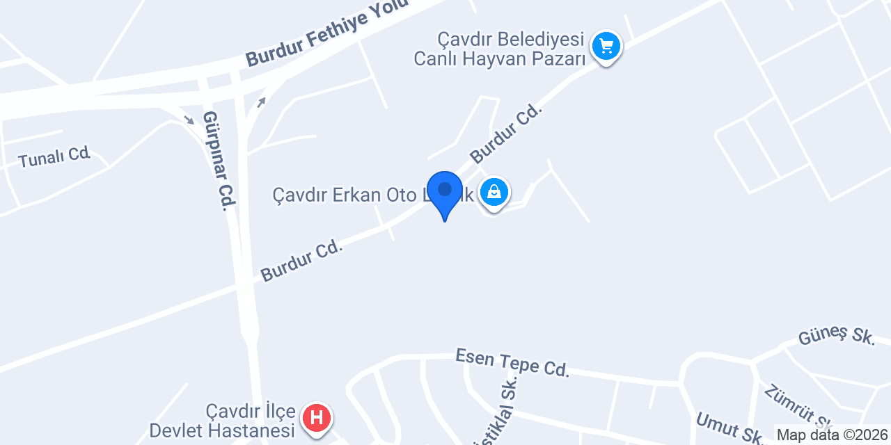 Kaya Oto Elektrik konumu
