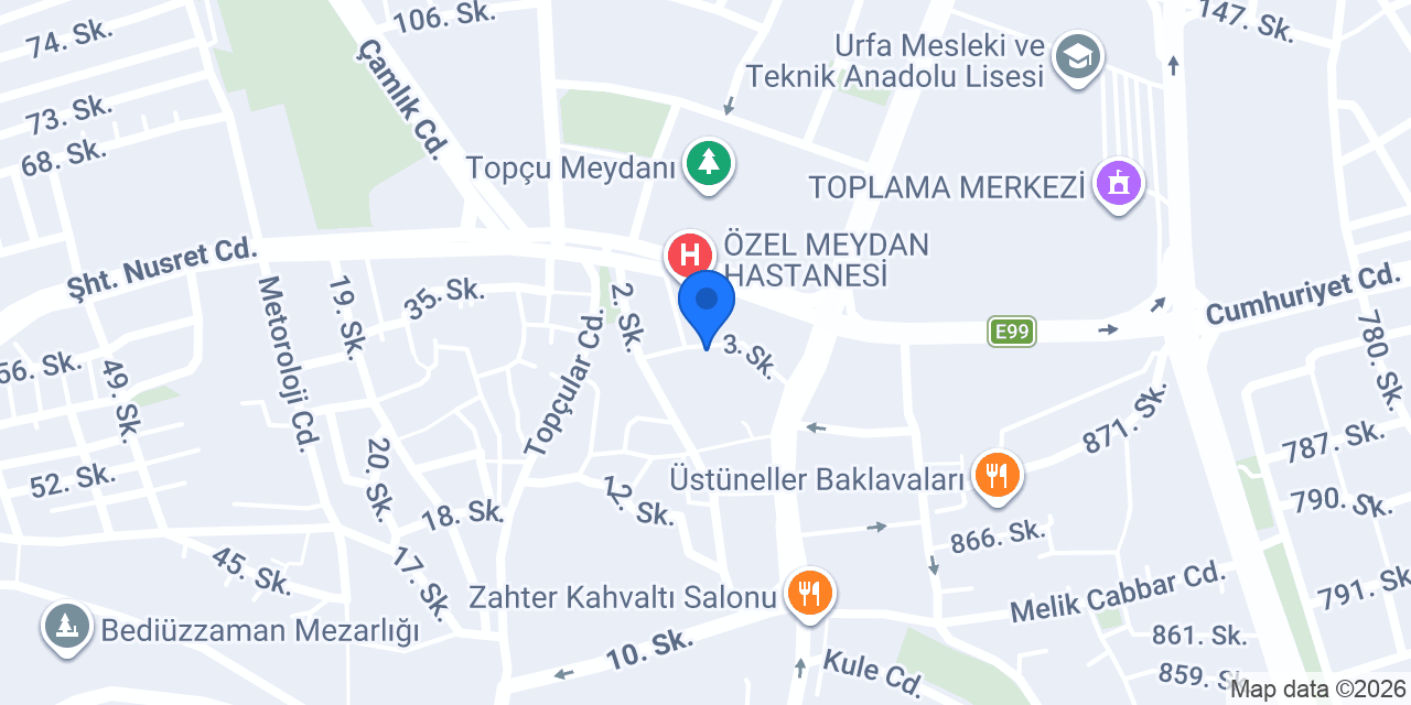 Sandra Hotel konumu
