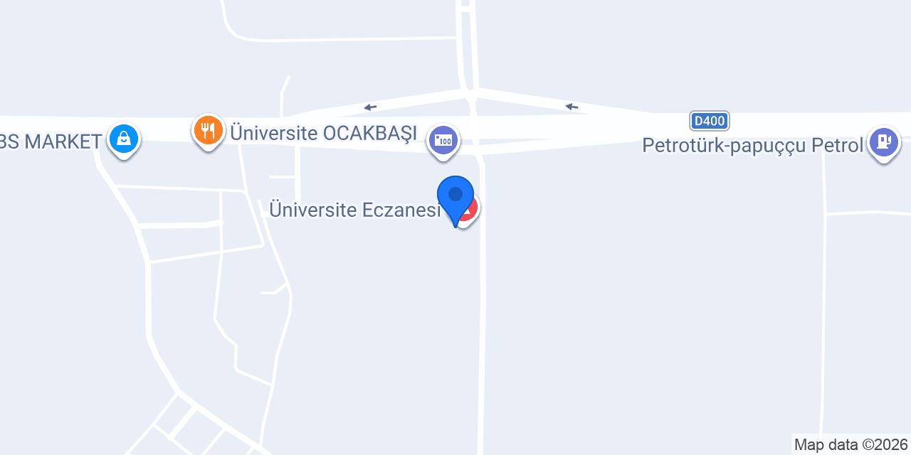 Üniversite Eczanesi konumu