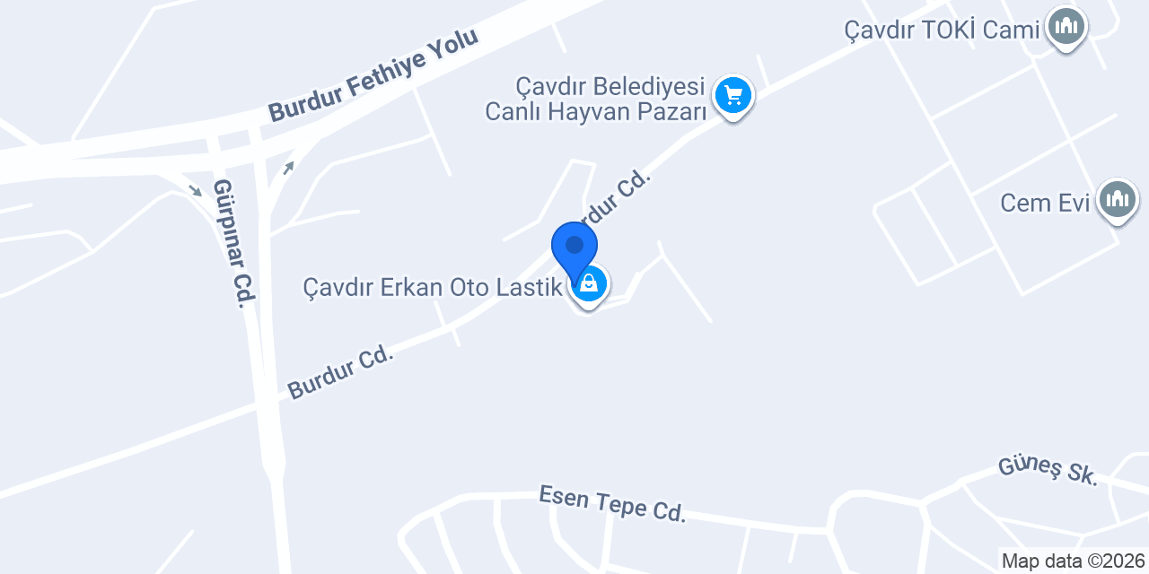 Güven İş Oto Tamir konumu