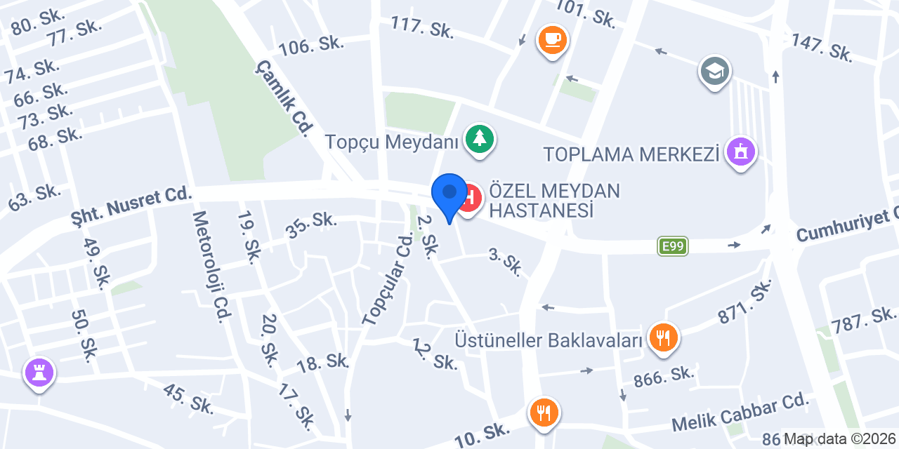 Şanlıurfa,Akademi Taksi konumu