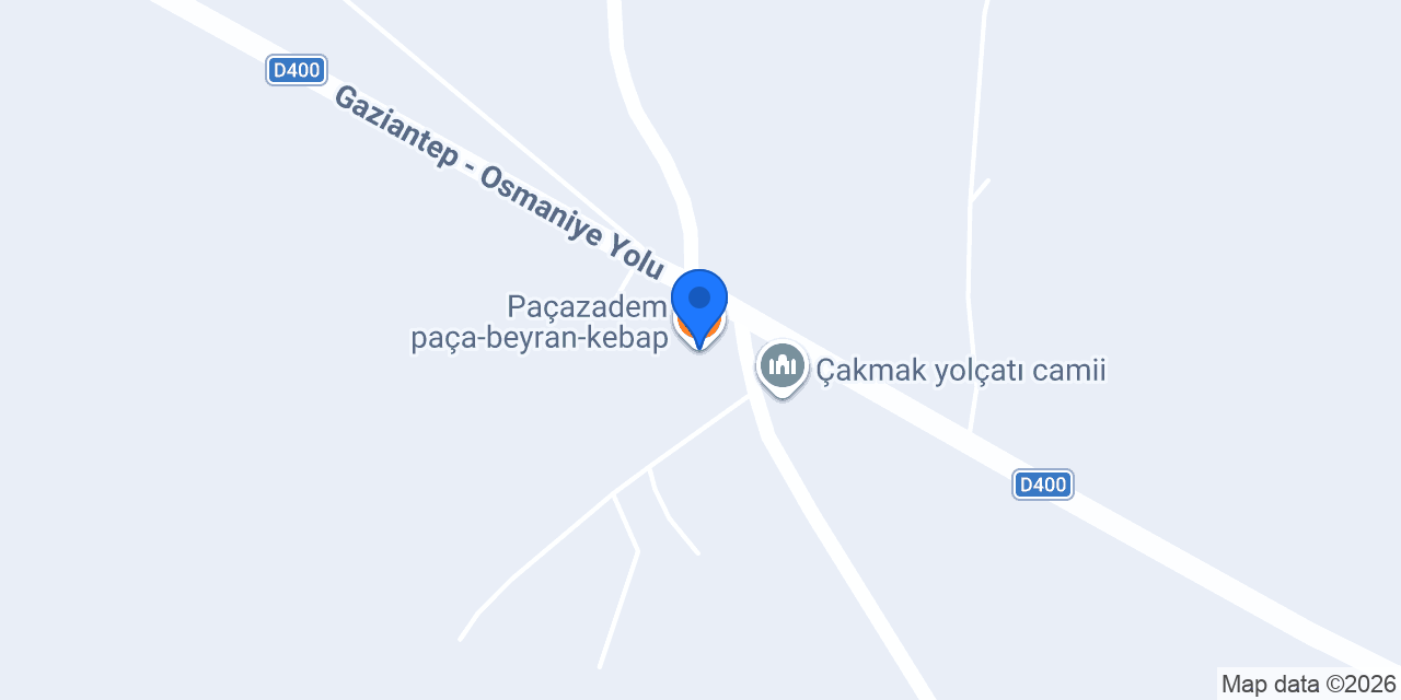 Paçazadem paça-beyran-kebap konumu