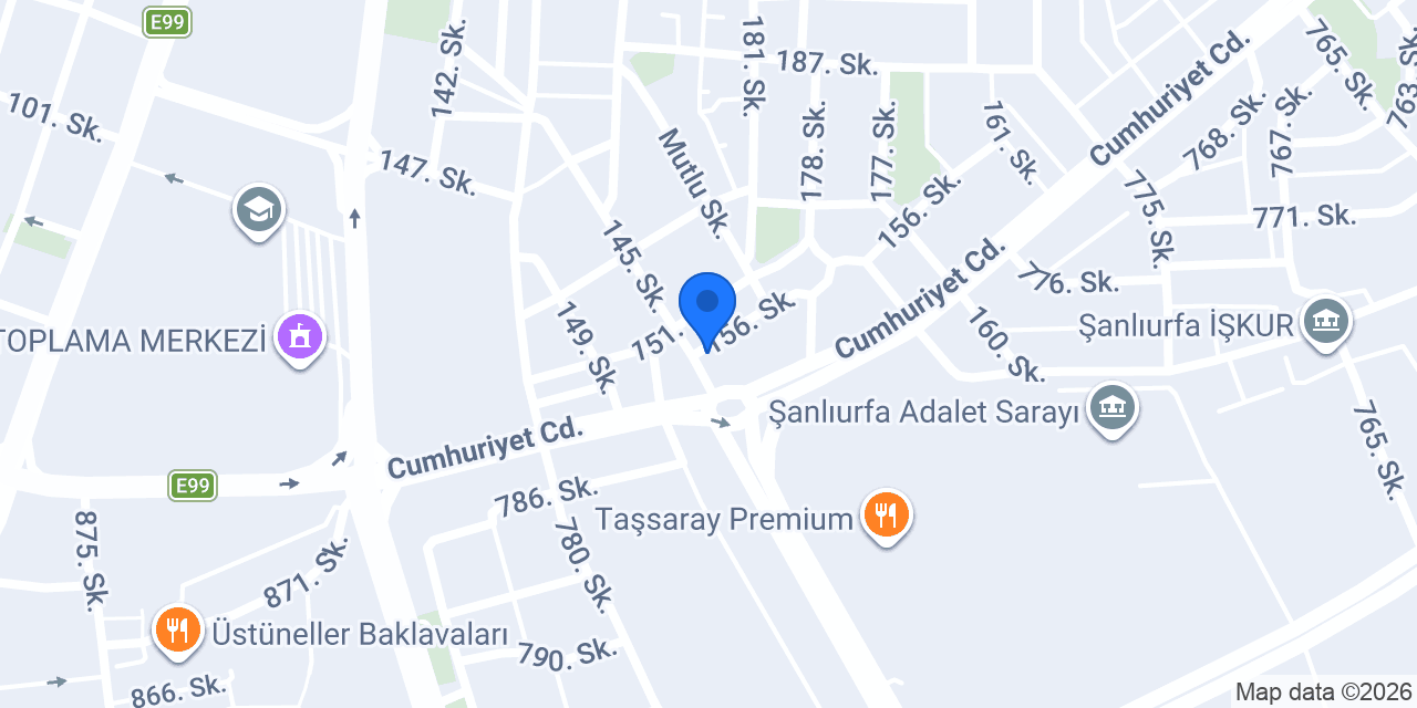 Avukat Mehmet Celal Eriş konumu