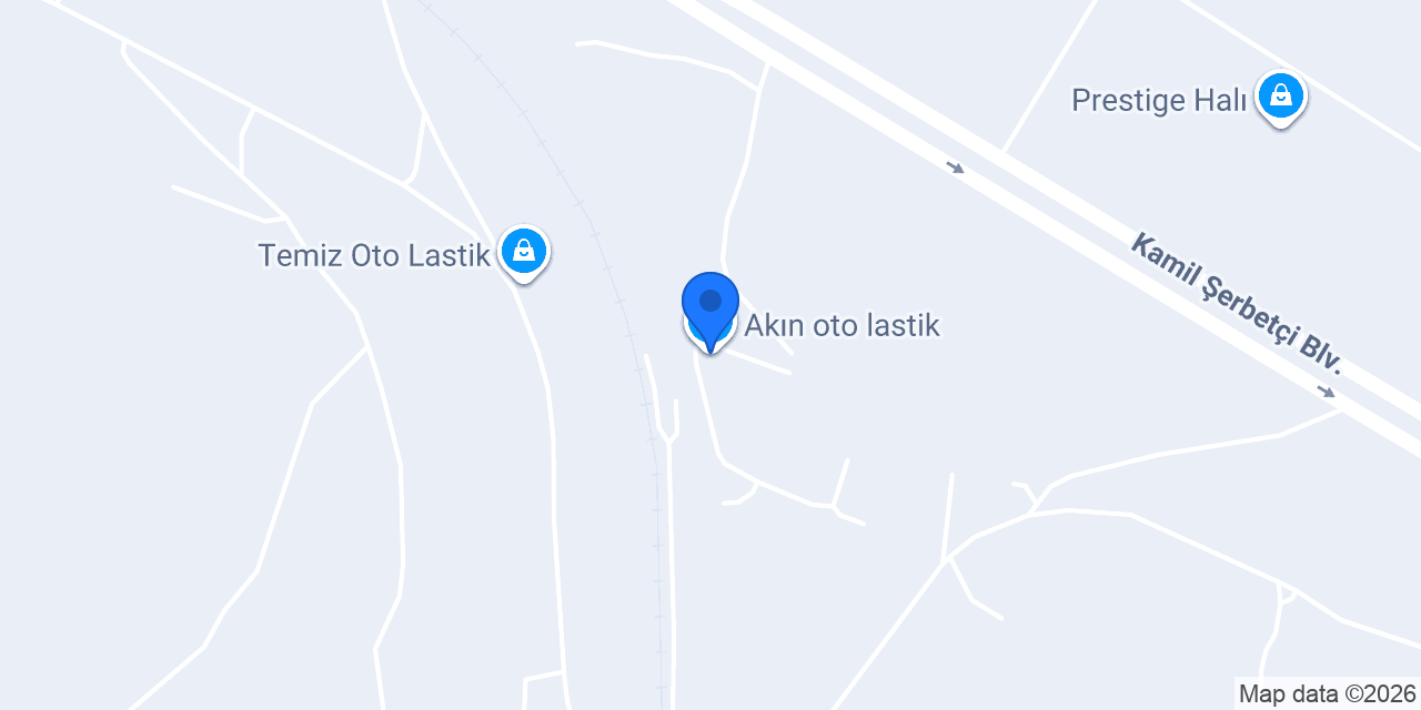 Akın oto lastik konumu