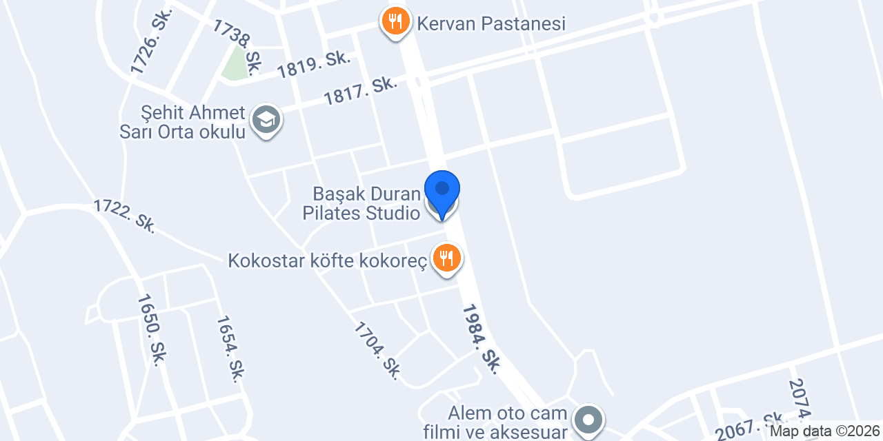 Başak Duran Pilates Studio konumu
