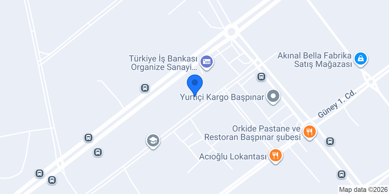 Eliş Tekstil konumu