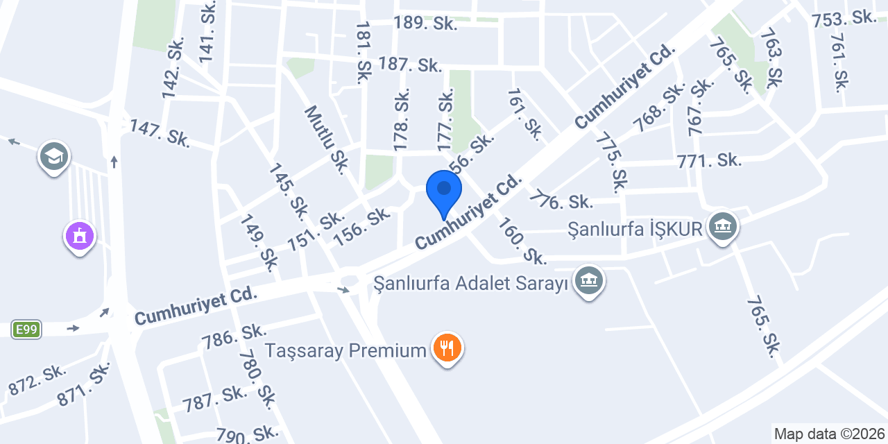 FELHAN SİGORTA ŞANLIURFA konumu
