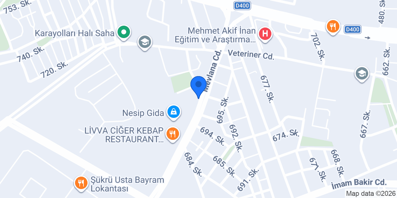Ciğerci Ali Baba Restaurant konumu