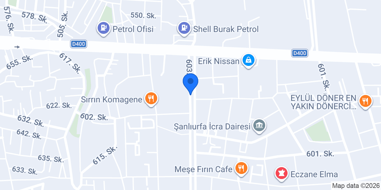 Mavi Çiçekçilik konumu