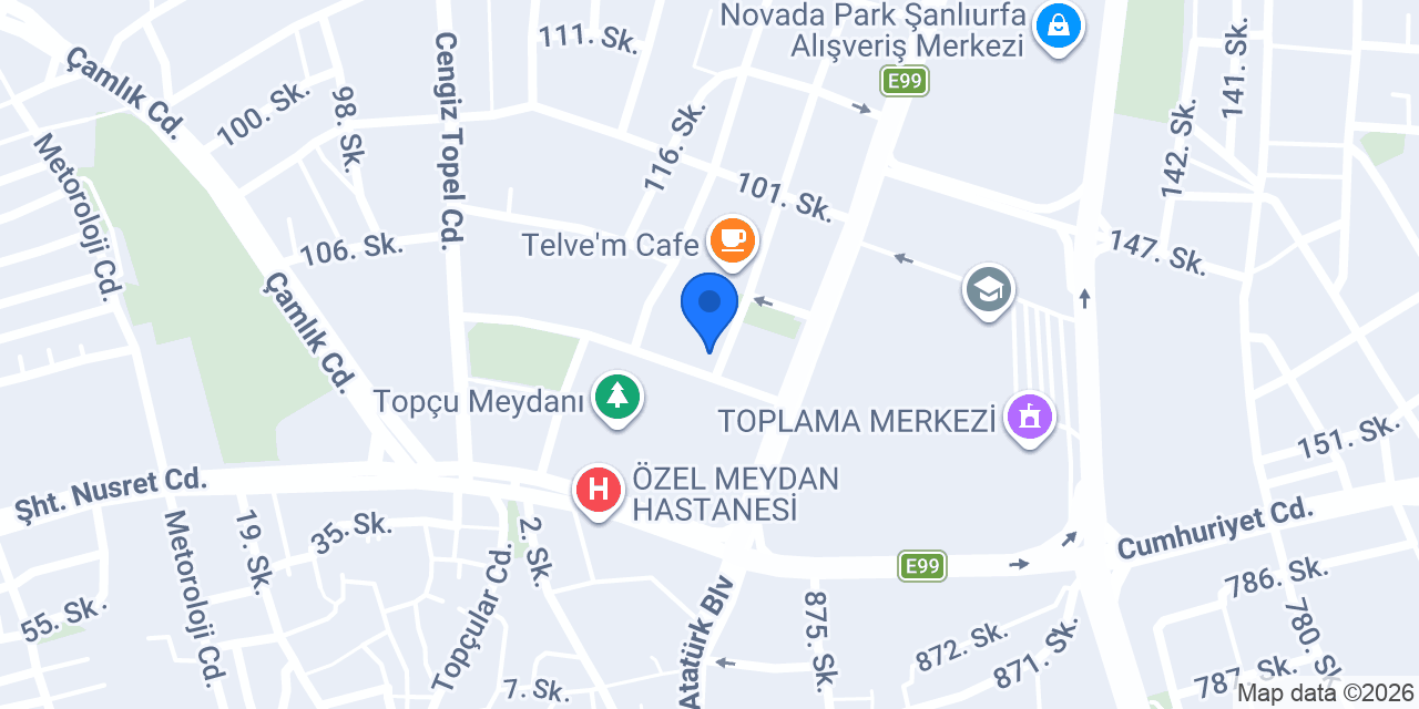Lezzet Döner konumu