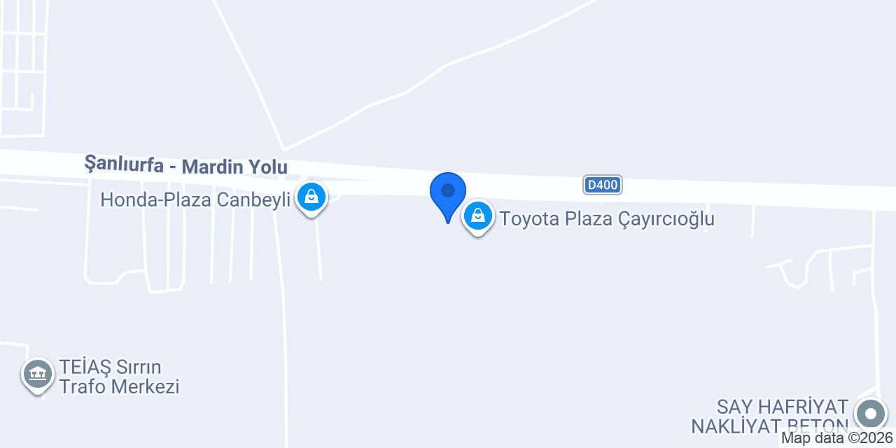 BYD ÇAYIRCIOĞLU konumu