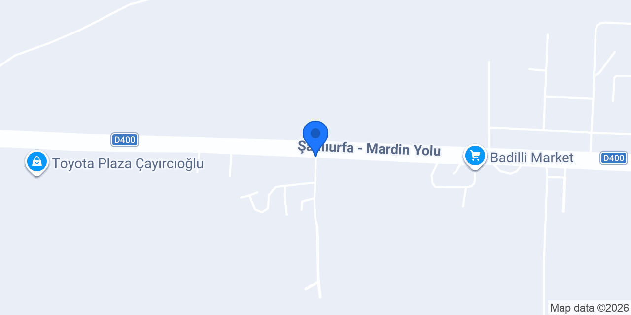 Badıllı Vinç Şanlıurfa konumu