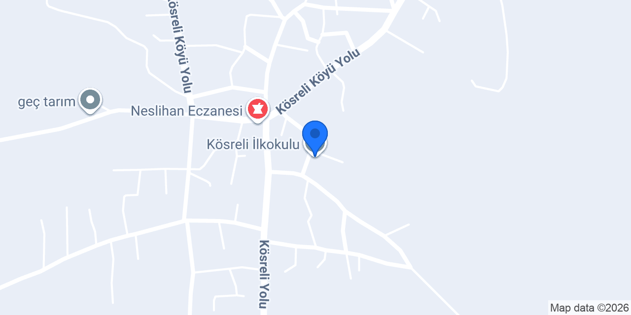 Kösreli İlkokulu konumu