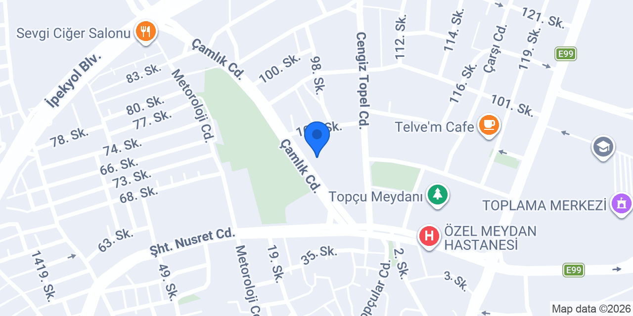 Nevali taksi durağı konumu