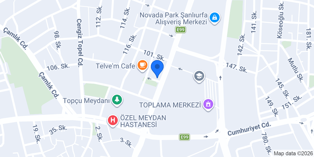 Şanlıurfa Cesur konumu