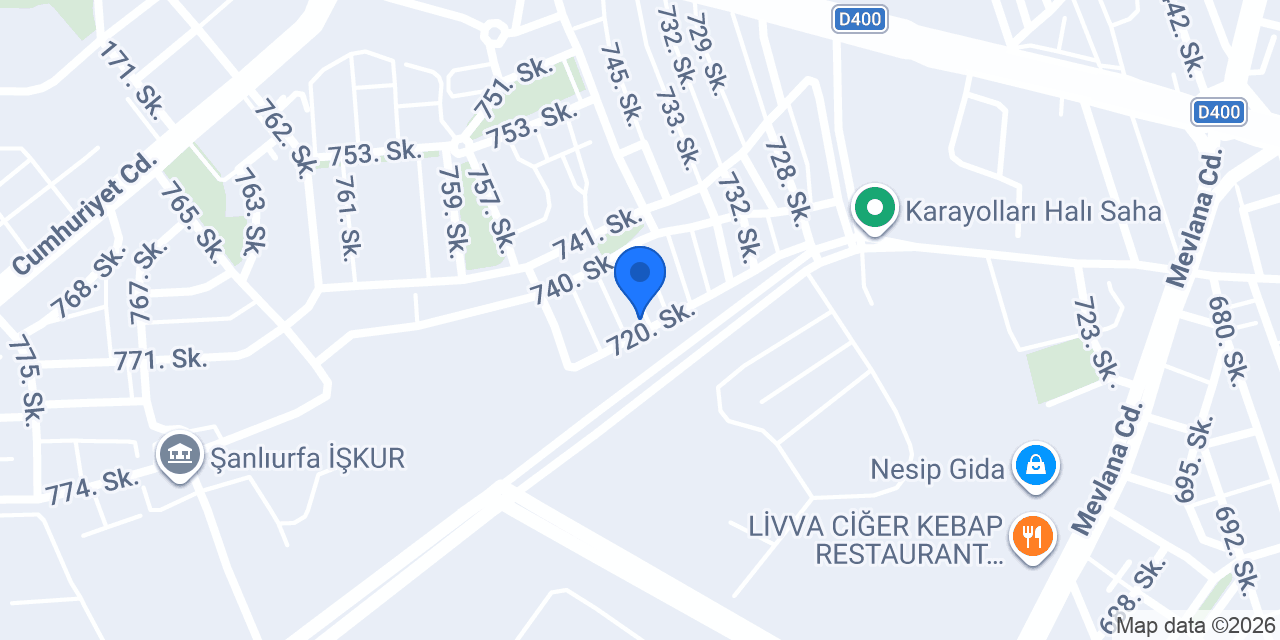 Çiçek Duşakabin konumu