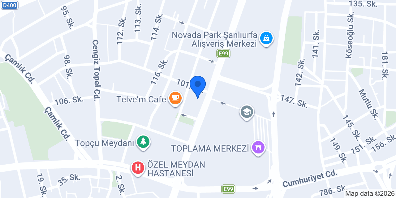 Öncü Döner Şanlıurfa konumu