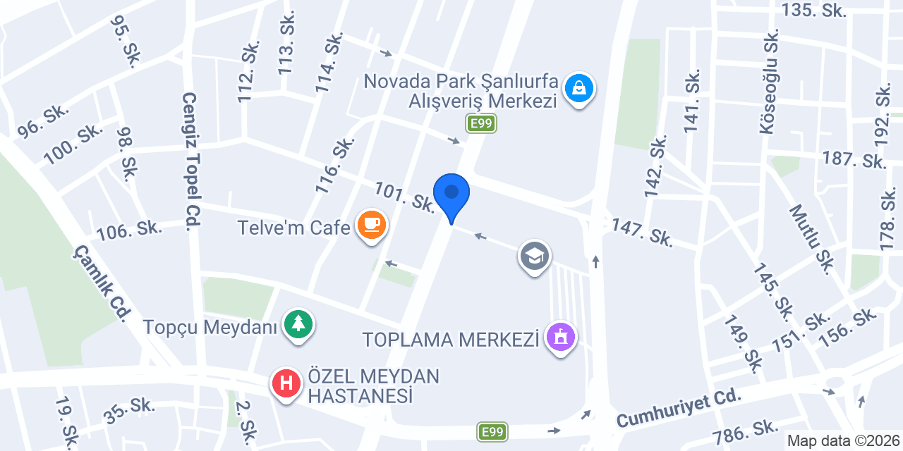 cadde döner konumu