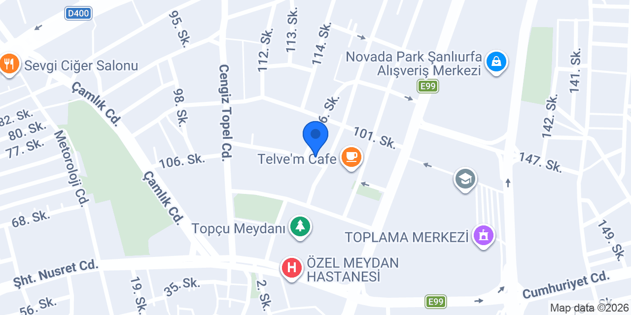 Şanlıurfa Saç Ekimi konumu