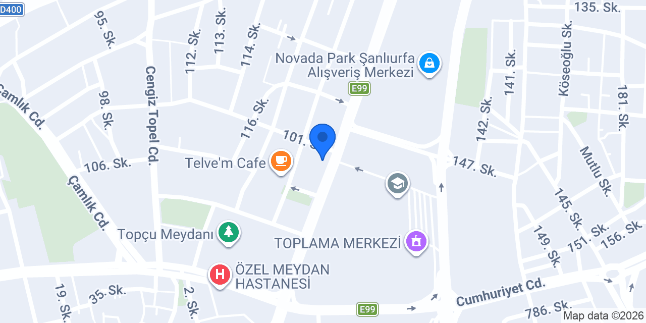 Özel Urfa Hedef Sürücü Kursu konumu