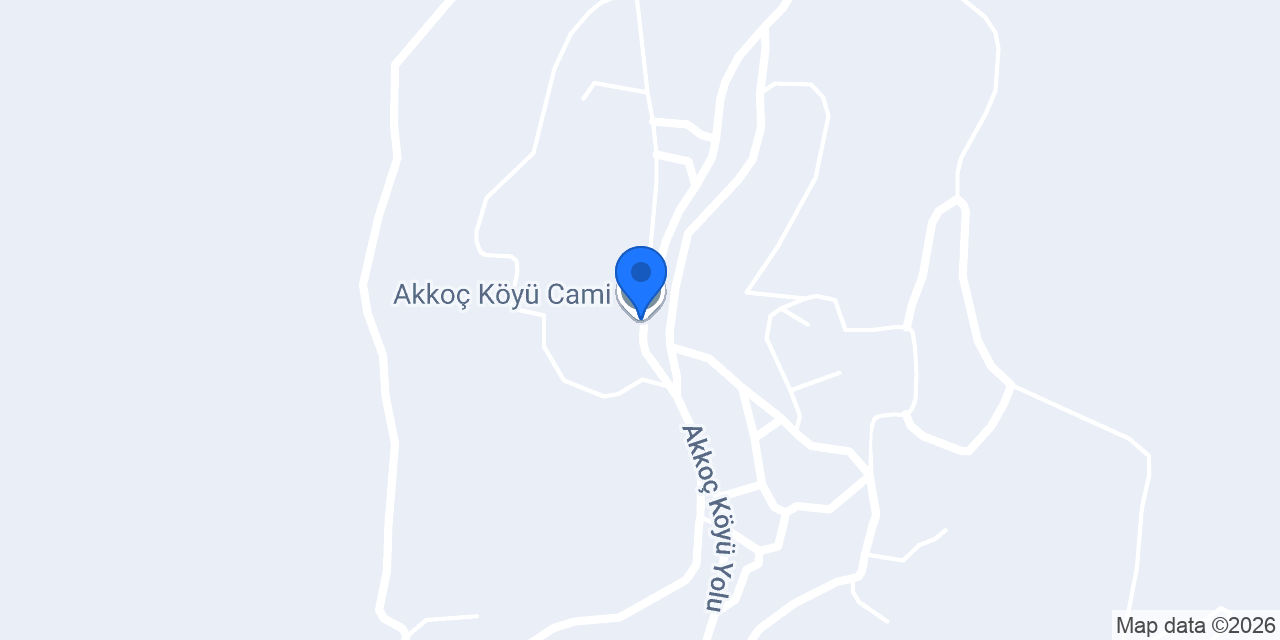 Akkoç Köyü Muhtarlığı konumu