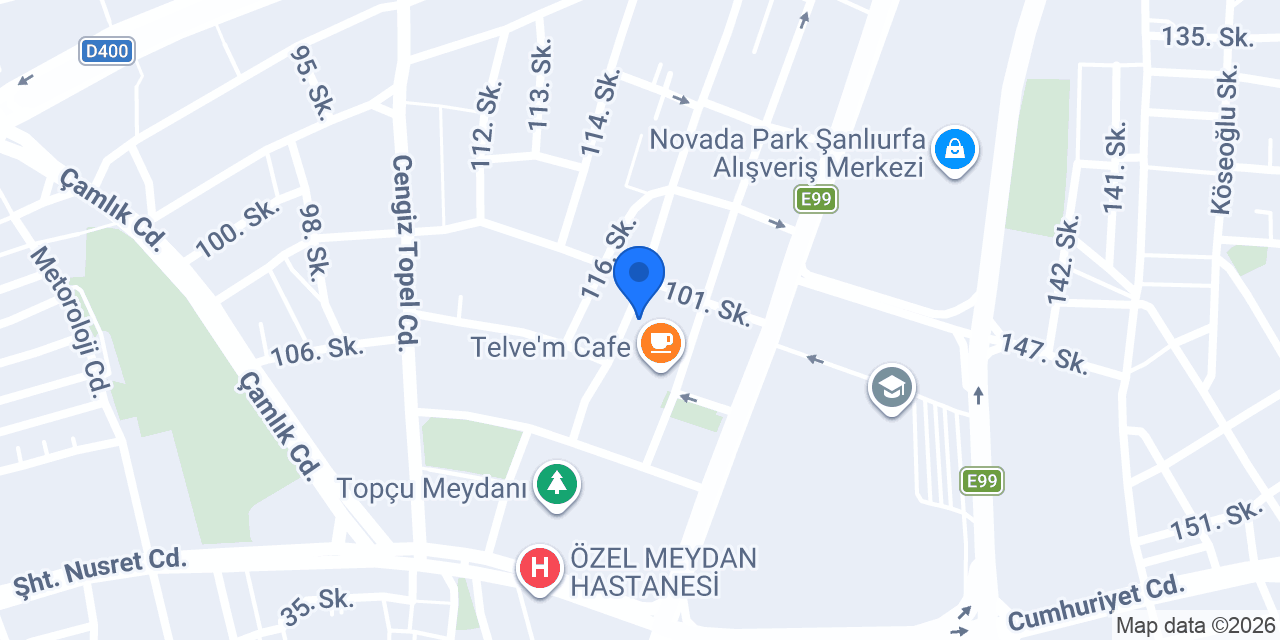 Nova Korku Evi Şanlıurfa konumu