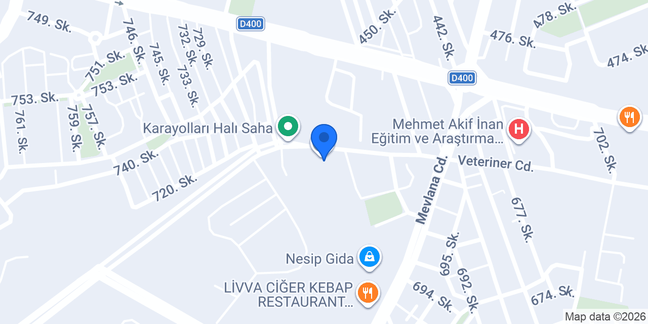Amaç Okulları konumu