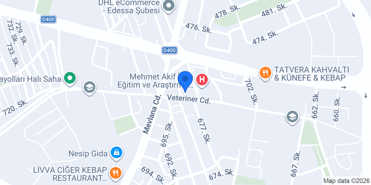Öztürk Eczanesi - Haliliye konumu
